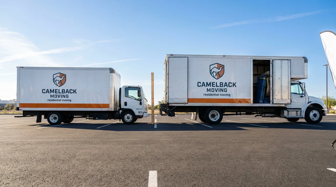 Moving truck size capacity guide in San Ysidro